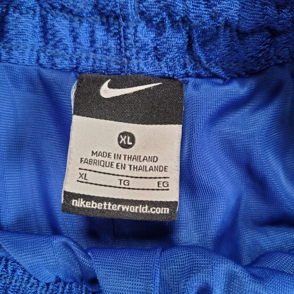 Nike Vintage‎ Men's Royal Blue White Athletic Basketball Shorts Size XL